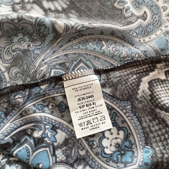 Jessica Paisley Design A Line Skirt Sz S - Picture 9 of 9